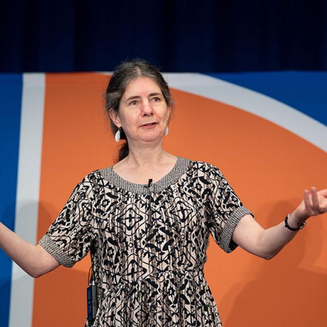 Mary Lou Zeeman presenting at 2019 festival