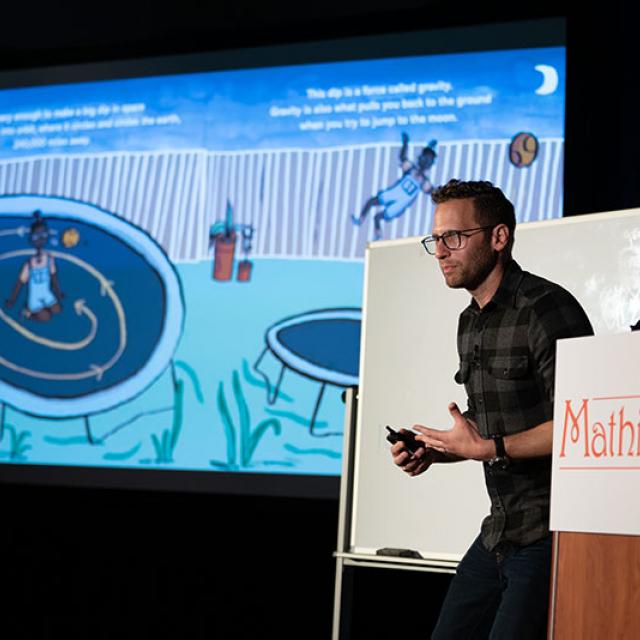 Seth Fishman presenting at 2019 festival