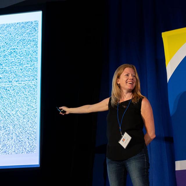 Holly Krieger presenting at 2019 festival