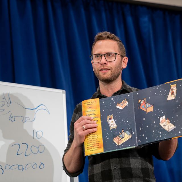 Mathical author Seth Fishman Presents at 2019 Festival