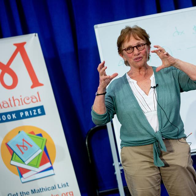 Mathical author Wendy Lichtman presenting and National Math Festival 2019